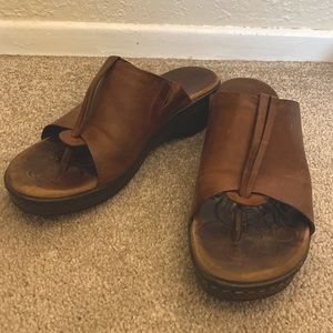Born brand Brown leather Mule/Clogs